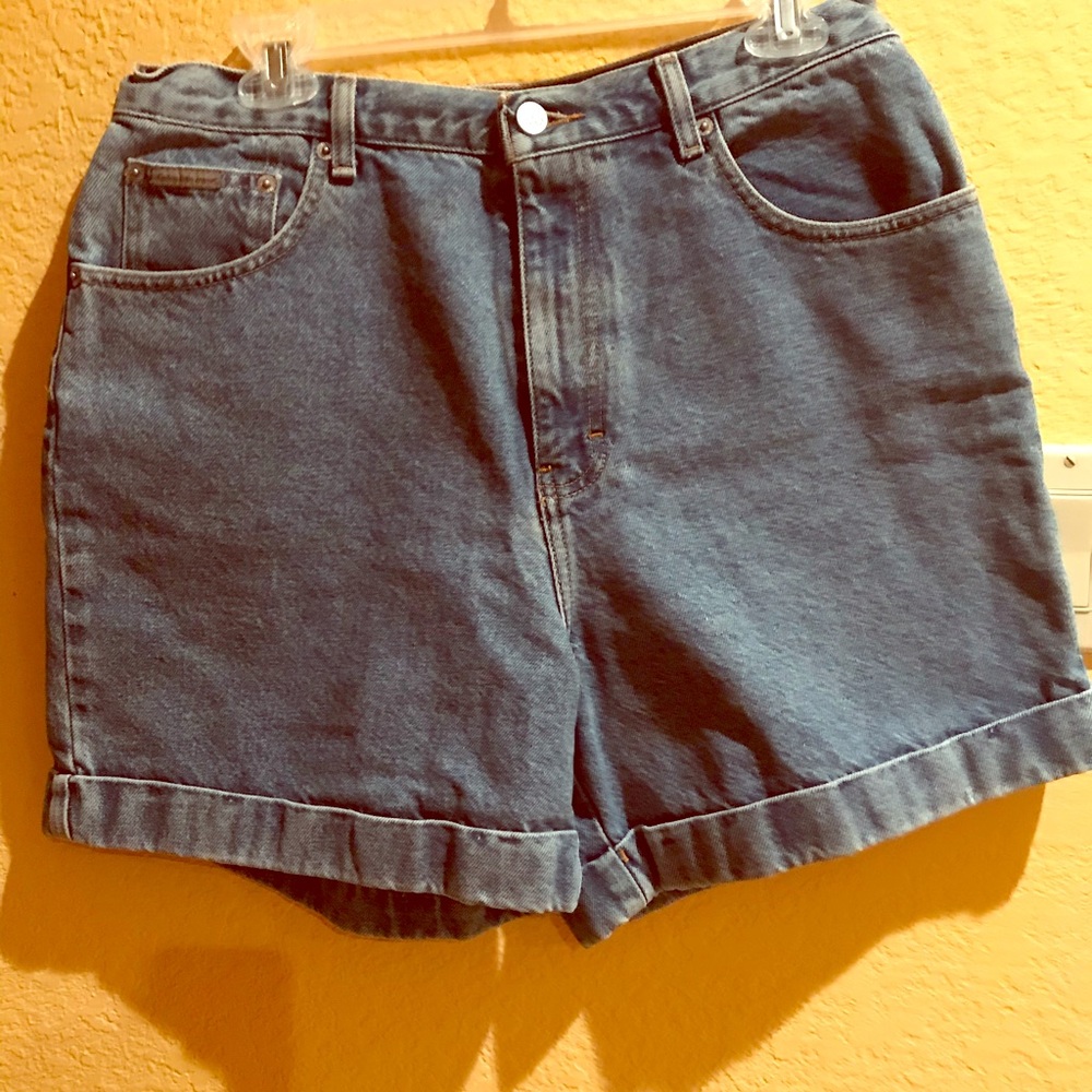 Blue shorts